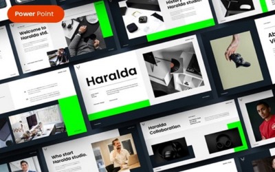 Haralda – PowerPoint-mall för företag