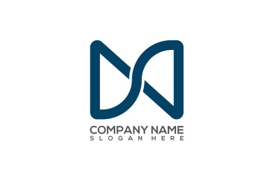 Ns | Modelo de logotipo de carta de infinito premium Ns ou Sn | Letra Infinita Ns Vector Logo