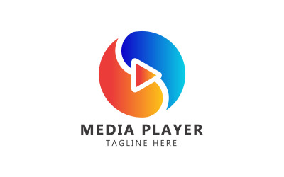 Sportovní živé Logo a šablona loga přehrávače médií