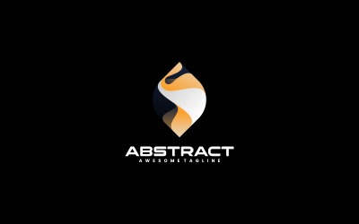 Abstraktes Farbverlaufslogo 2