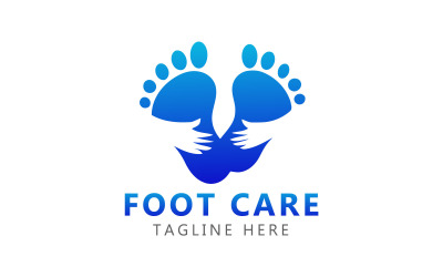Логотип догляду за ногами та шаблон логотипу для ніг