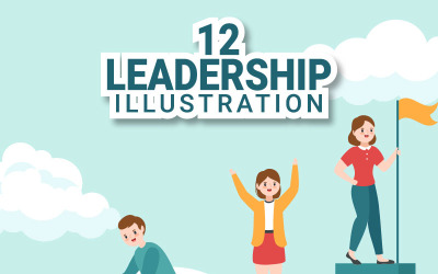 12 Business Leadership Illustration