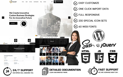 Consultar - Tema WordPress de Consultoria de Negócios