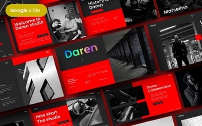Daren - Plantilla de diapositiva de Google de negocios