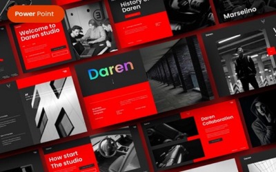 Daren - Plantilla de PowerPoint de negocios