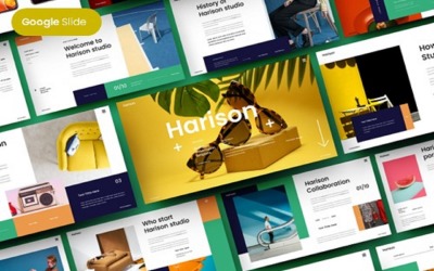 Harison - Modèle de diapositives Google pour les entreprises