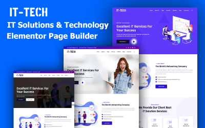 ItTech - BT Çözümleri, Teknoloji ve Çok Amaçlı WordPress Teması