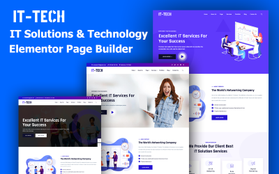 ItTech - IT řešení, technologie a víceúčelové téma WordPress