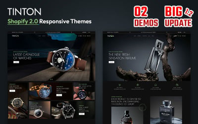 Tinton World – Hochwertiges, vielseitig einsetzbares Shopify 2.0 Responsive Theme für Uhren und Parfüms