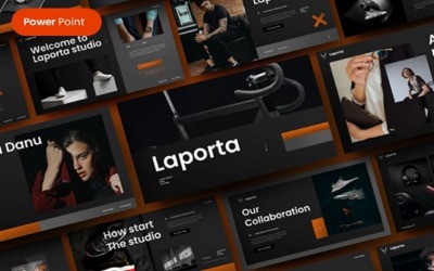 Laporta – PowerPoint-mall för företag
