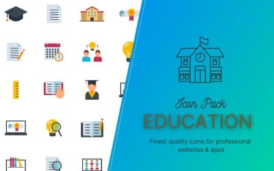 Gran paquete de iconos de educación (30 iconos)