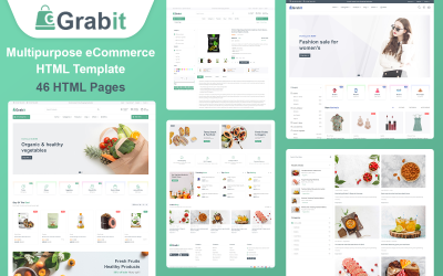 Grabit – багатоцільовий HTML-шаблон електронної комерції