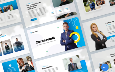 Vorlage für Keynote-Präsentationen im Bereich Human Resources und Recruiting