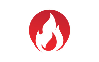 Fire flame vector illustration design V5