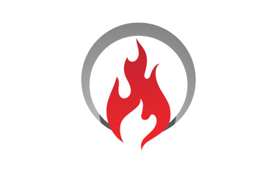 Fire flame vector illustration design V9