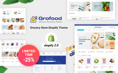 GroFood – Shopify-Theme für Bio- und Lebensmittelgeschäfte