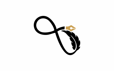 Modelo de logotipo de limitações de autor