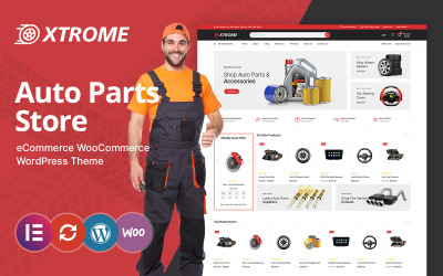 Xtrome - Tema WooCommerce per negozio di ricambi e auto
