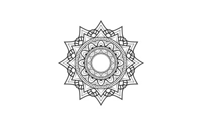 Luxe Sier Mandala Ontwerp, Bloemen Kleurplaat Voor Kdp Interieurs