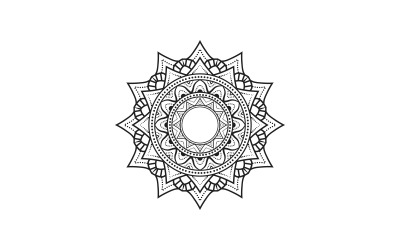 Luxe Sier Mandala Ontwerp, Bloemen Kleurplaat Voor Kdp Interieurs