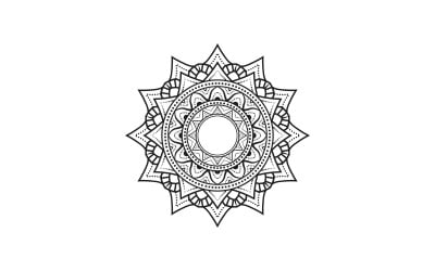 Luxury Ornamental Mandala Design, Flowers Coloring Page For Kdp Interiors