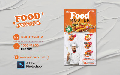 Meeresfrüchte-Fast-Food-Restaurant-Vorlagen-Banner