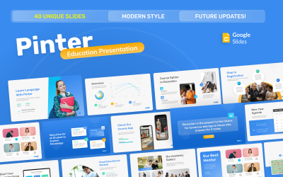 Pinter Education Google Slides-Vorlage