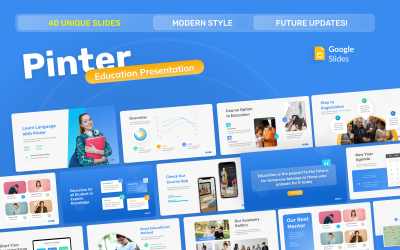 Pinter Onderwijs Google Presentaties-sjabloon