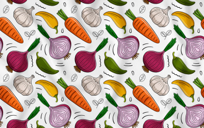 Légumes Mascotte Caractère Vector Illustration #01