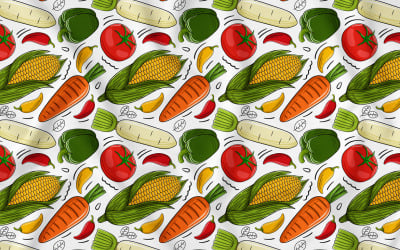 Légumes Mascotte Caractère Vector Illustration #04