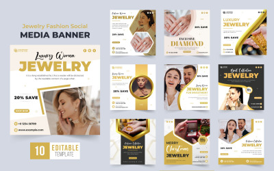 Ornament sale social media post template