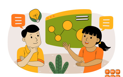 Teamwork Vector Illustration #07