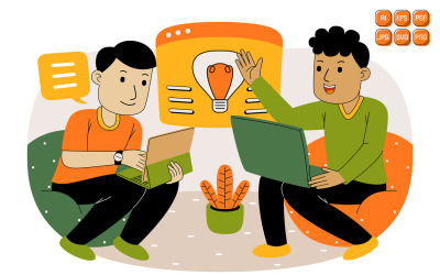 Teamwork Vector Illustration #17