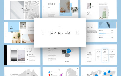 Makezz Modern Business PowerPoint-mall