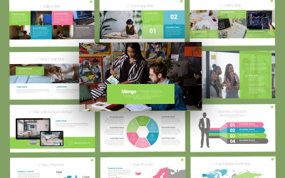 Szablon Mengo Business PowerPoint