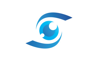 Szablon projektu logo kreatywnej pielęgnacji oczu V2