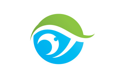 Modelo de Design de Logotipo Criativo para Cuidados com os Olhos V6
