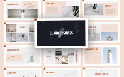 Quano Clean Business PowerPoint Template