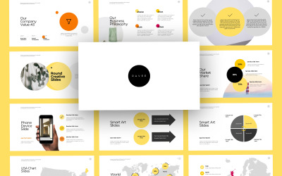Ravee Clean Business Keynote sablon