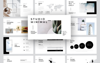 Space Studio Business Google Slides sablon
