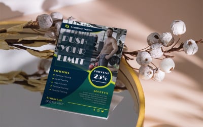 Gym Fitness Flyer Mall