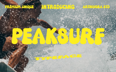Peaksurf - Display Sans Serif Font