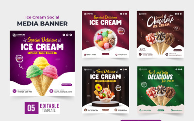 Vorlagensammlung für den Eisverkauf