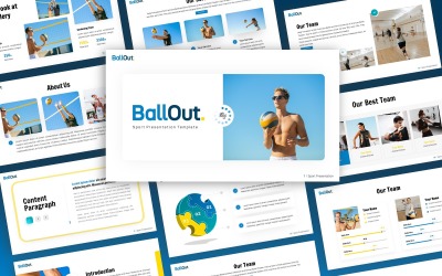 BallOut - Sport Multipurpose PowerPoint-mall