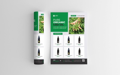 Hennep Cbd Product Verkoop Flyer Poster Design