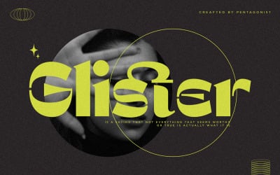 Glister | Stylish Display Font