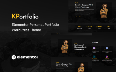 KPortfolio - Thème WordPress de portefeuille personnel