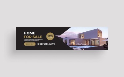 Modello per foto di copertina di LinkedIn per l&amp;#39;agenzia domestica