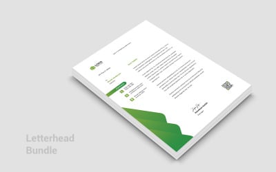 Modernes Corporate Creative Business-Briefkopf-Bundle