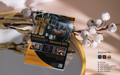 Fitness &amp;amp; Gym Flyer Mall